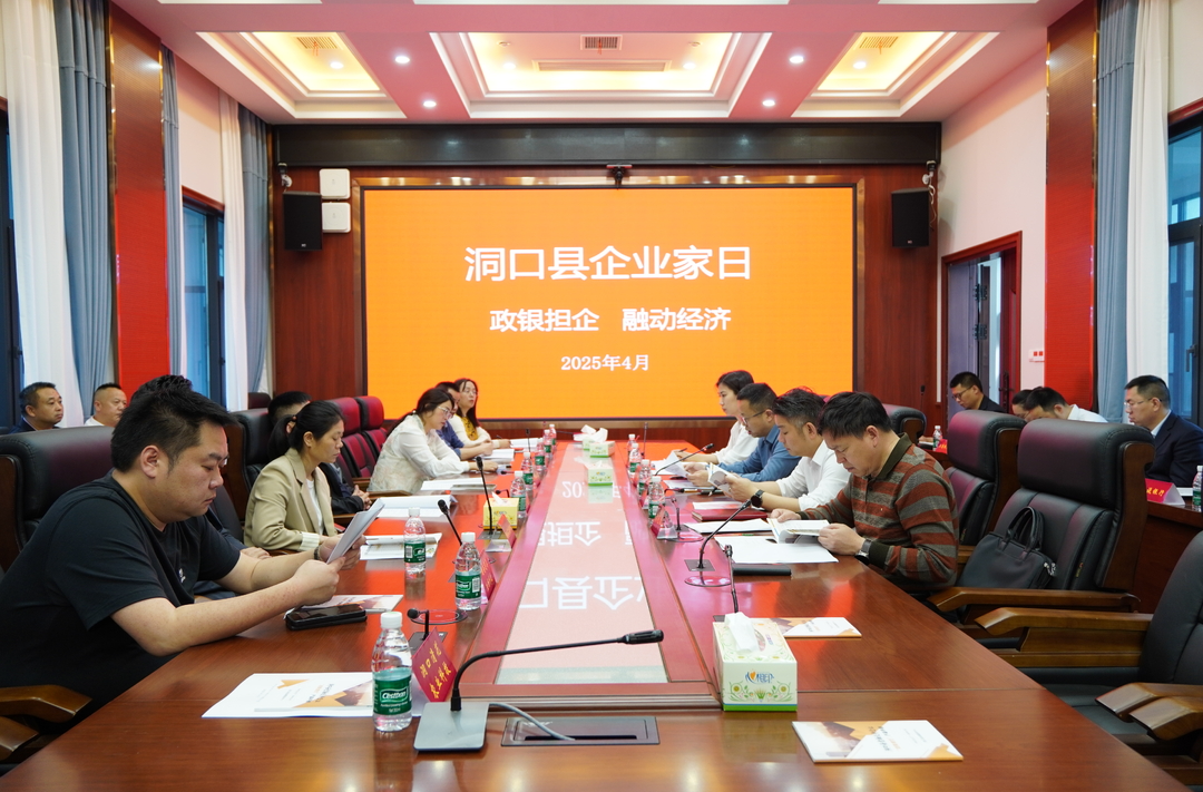 政银担企，融动经济——洞口举行4月份企业家日活动