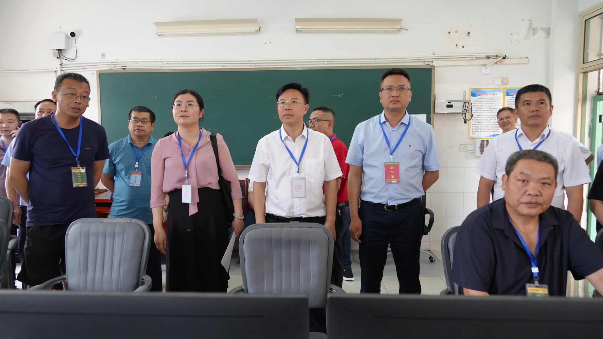 ﻿吴韬、许治国巡查高考组考筹备工作