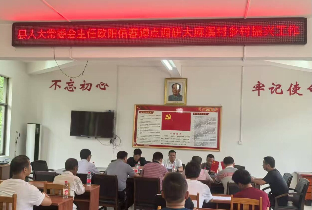 欧阳佑春深入罗溪瑶族乡蹲点调研  攻坚乡村振兴 提速灾后重建