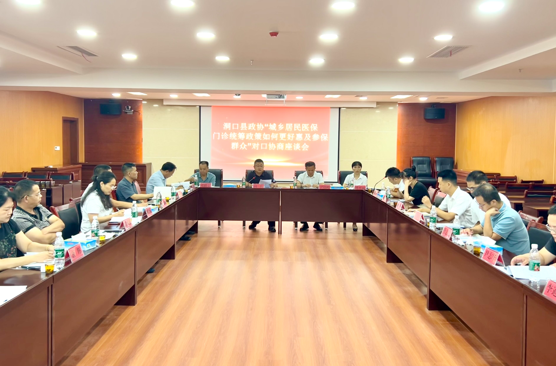 洞口县政协开展对口协商 推动医保服务精准惠民