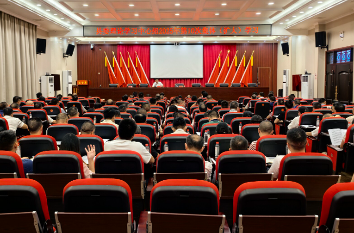 ﻿县委理论学习中心组举行2025年度第10次集体（扩大）学习