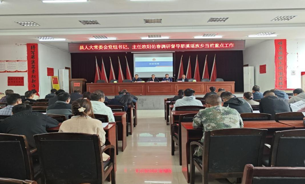 欧阳佑春深入罗溪瑶族乡督导当前重点工作