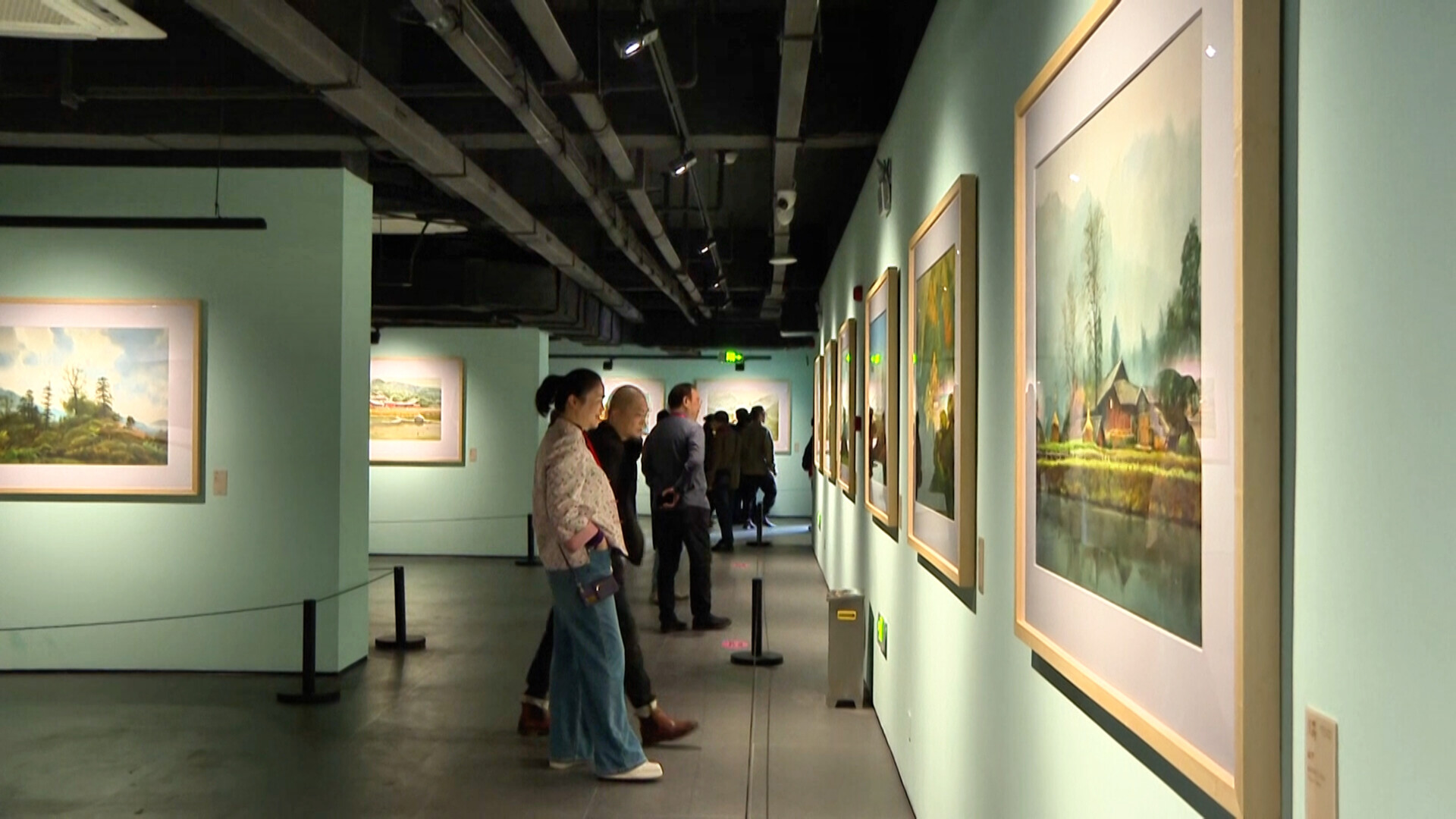 洞口黄铁山美术馆吸引众多市民打卡