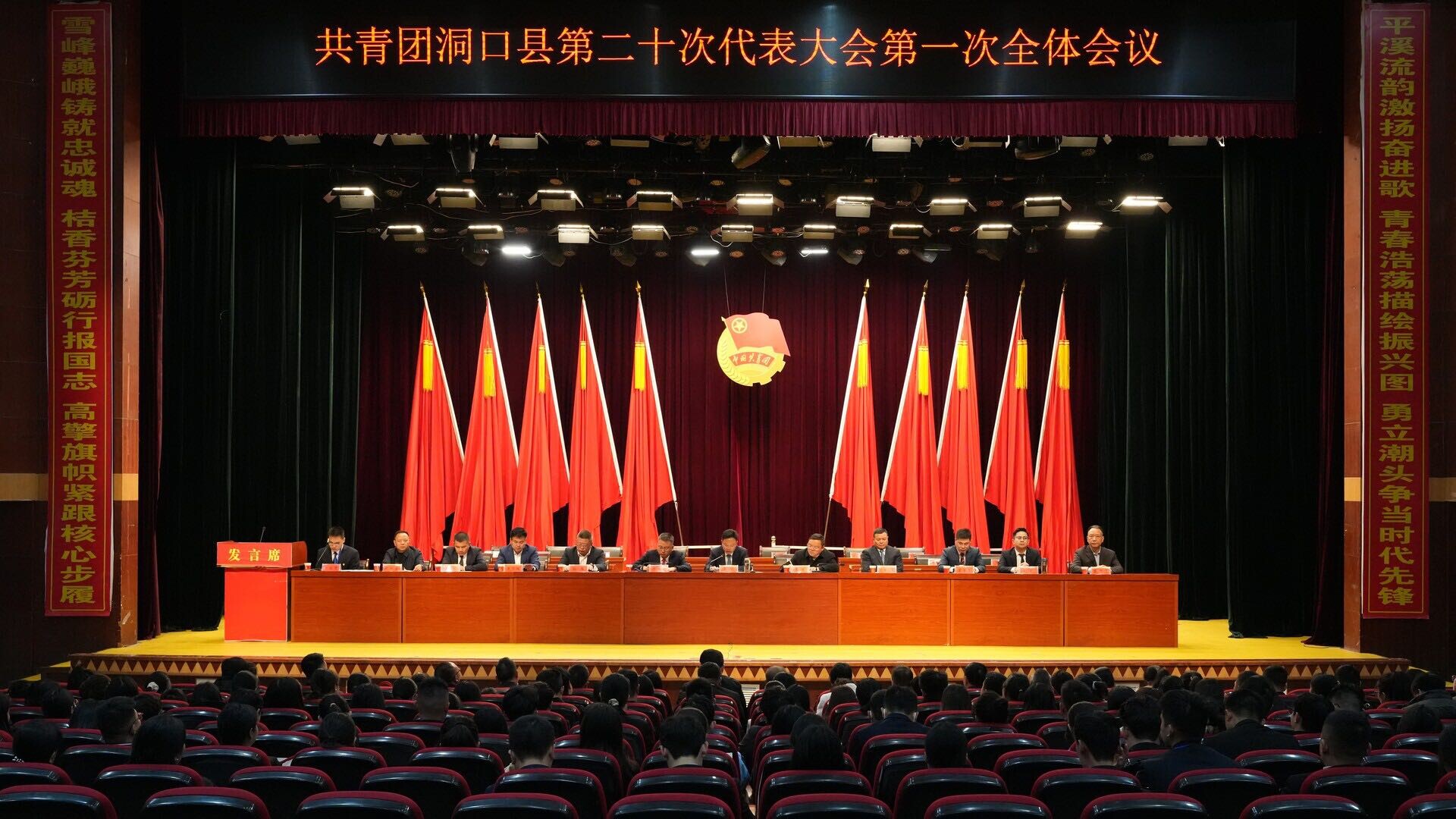 共青团洞口县第二十次代表大会第一次全体会议召开