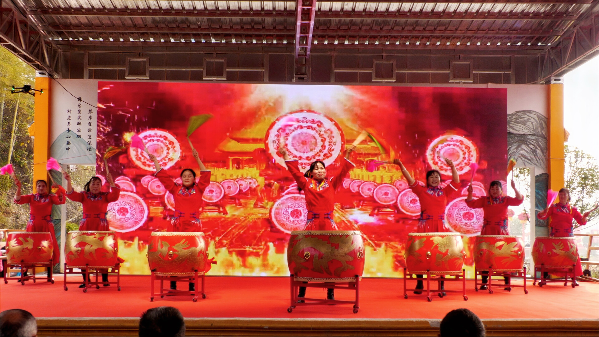 凯迪暖石榴 同心助乡村——石榴村文艺汇演燃动冬日