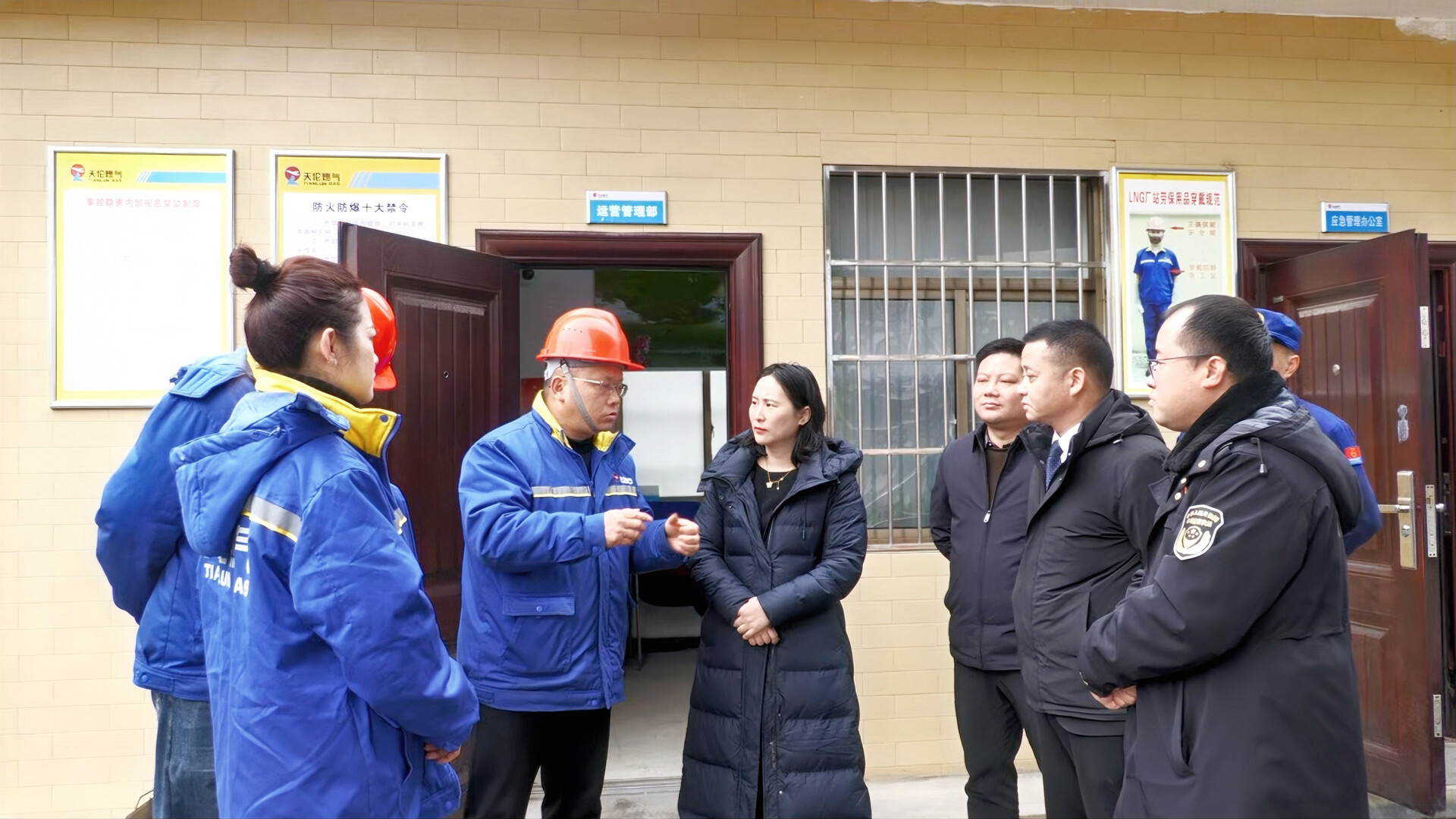 毛超林督导检查春节前安全生产工作