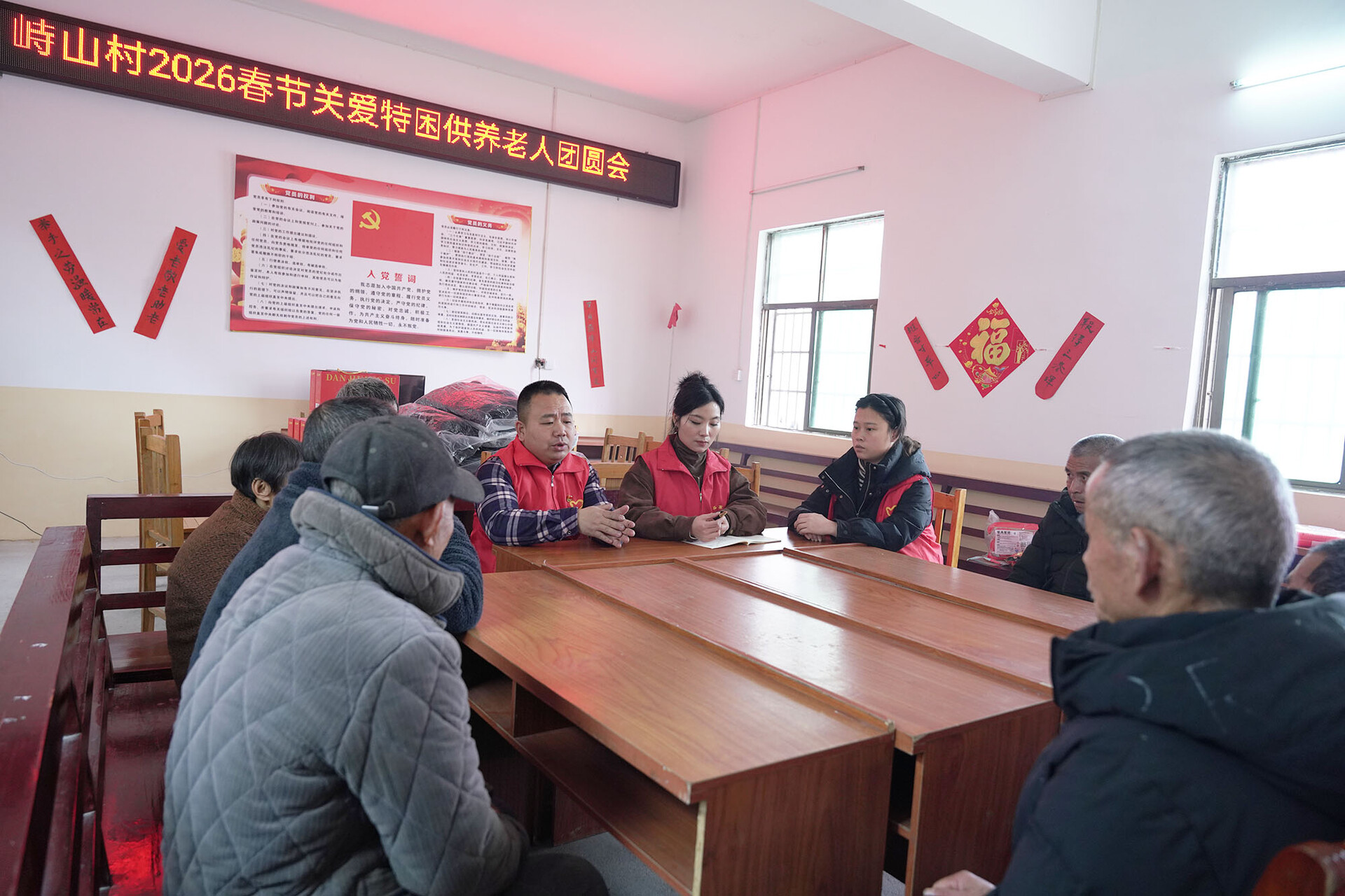 高沙镇峙山村：新春志愿暖人心 真情守护“夕阳红”