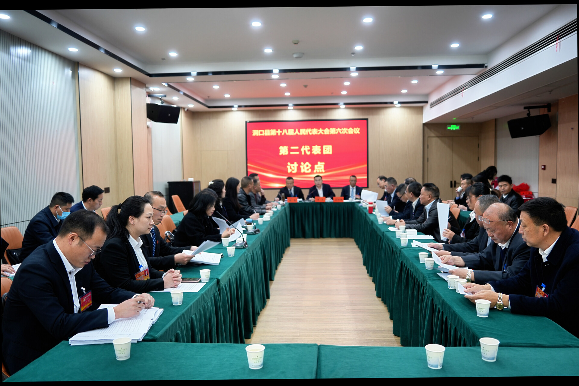 县人大代表分组讨论  齐献良策共话发展