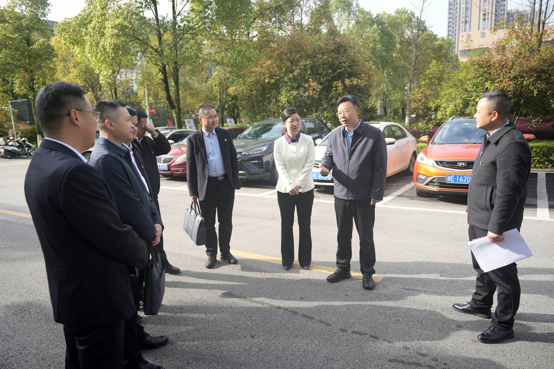 吴韬到县委党校调研