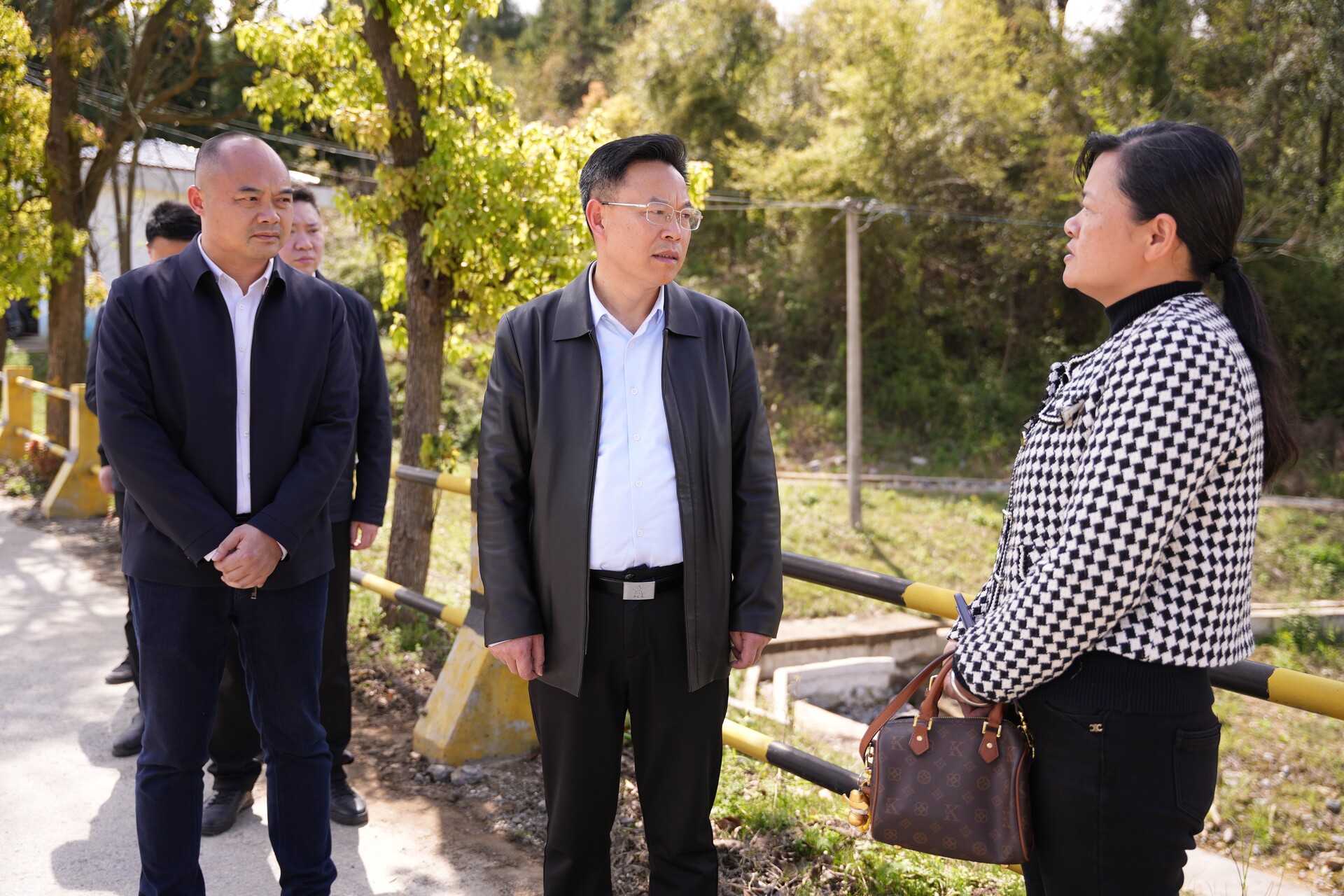 吴韬到高沙镇调研