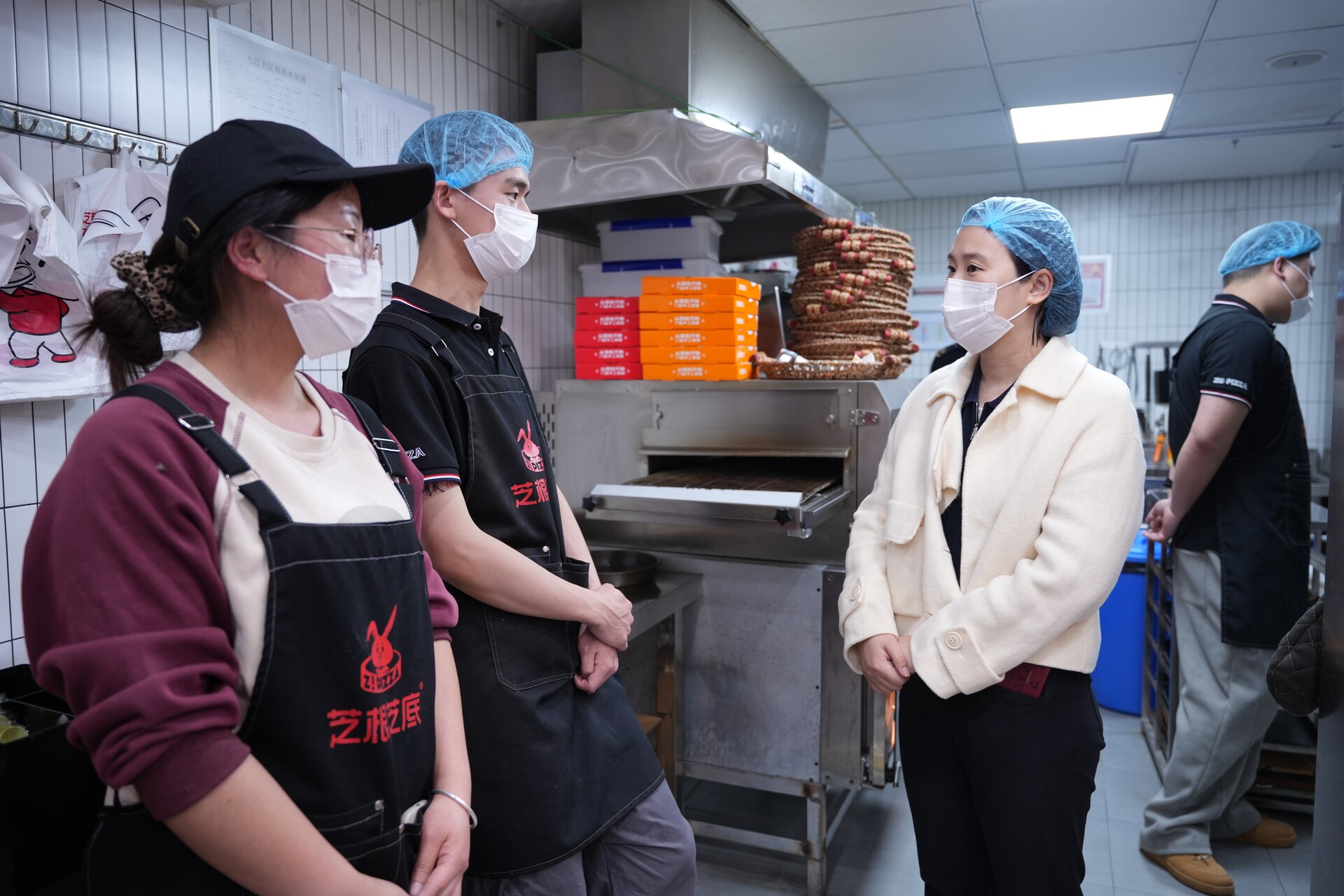 毛超林调研网络餐饮食品安全专项整治工作
