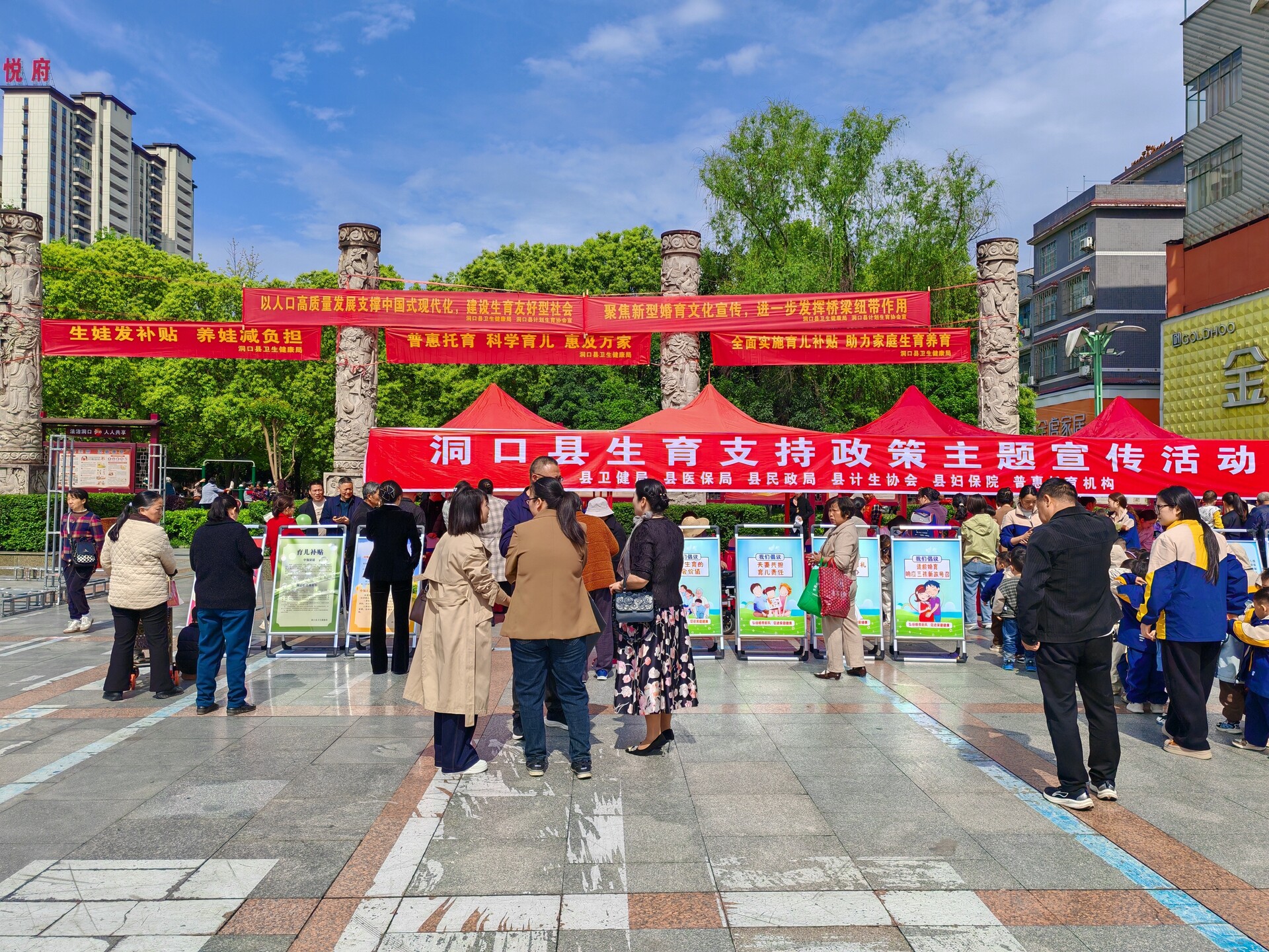洞口县举办生育支持政策主题宣传活动