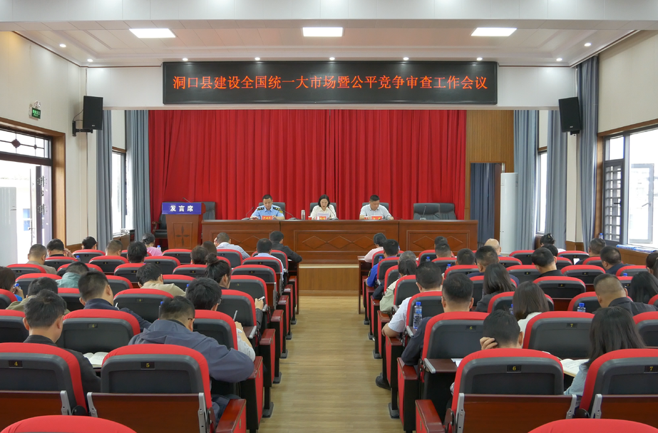 洞口县建设全国统一大市场暨公平竞争审查工作会议召开