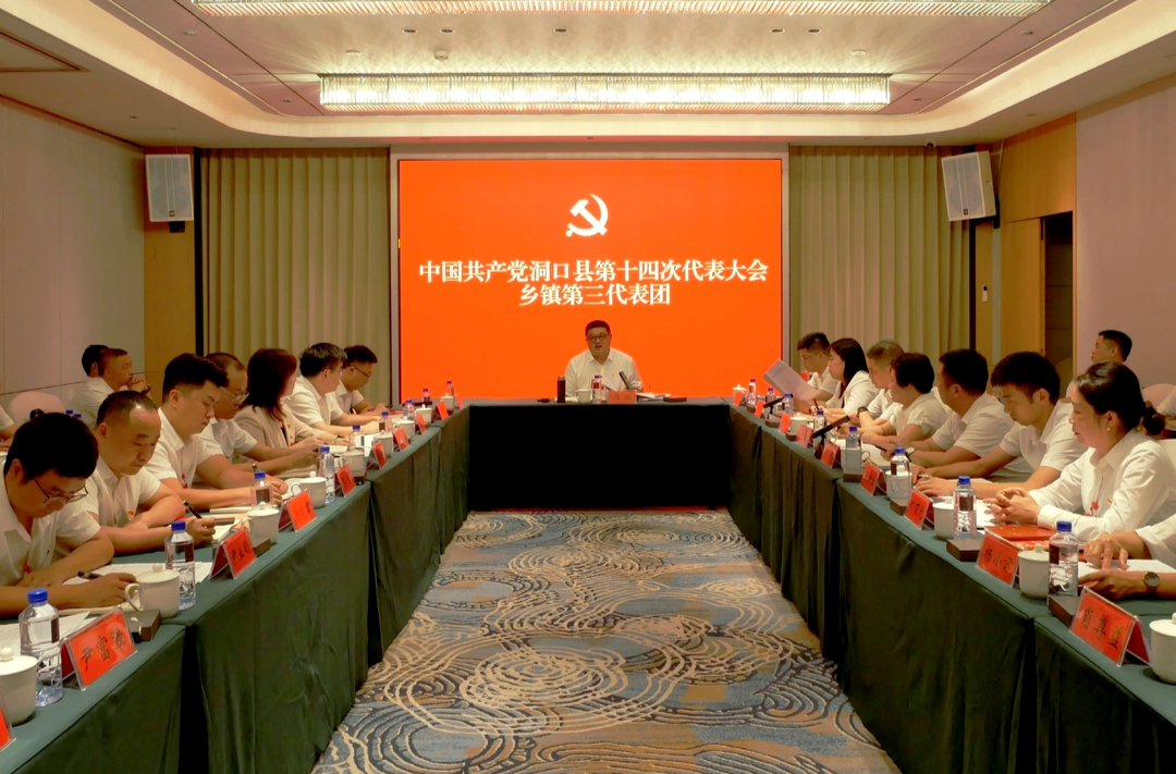 周侃参加中国共产党洞口县第十四次代表大会乡镇第三代表团讨论