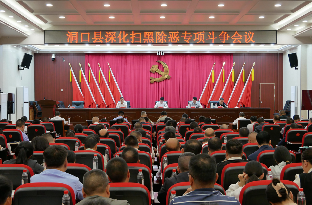 洞口县召开深化扫黑除恶专项斗争会议