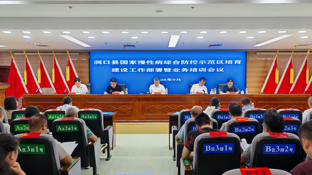 洞口县召开国家慢性病综合防控示范区培育建设暨农村重点人群流感疫苗接种工作部署会议