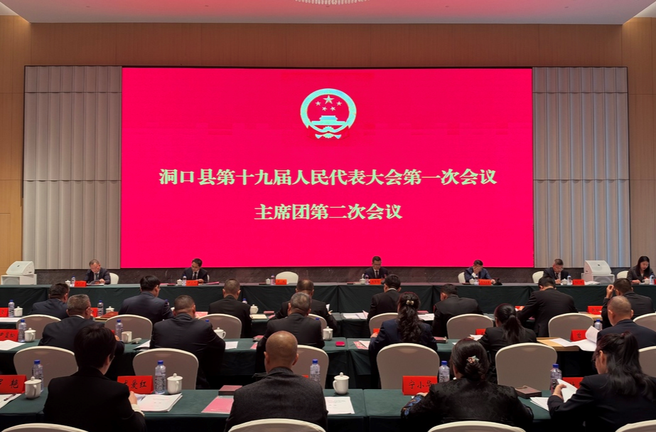 洞口县第十九届人民代表大会第一次会议举行主席团第二次会议