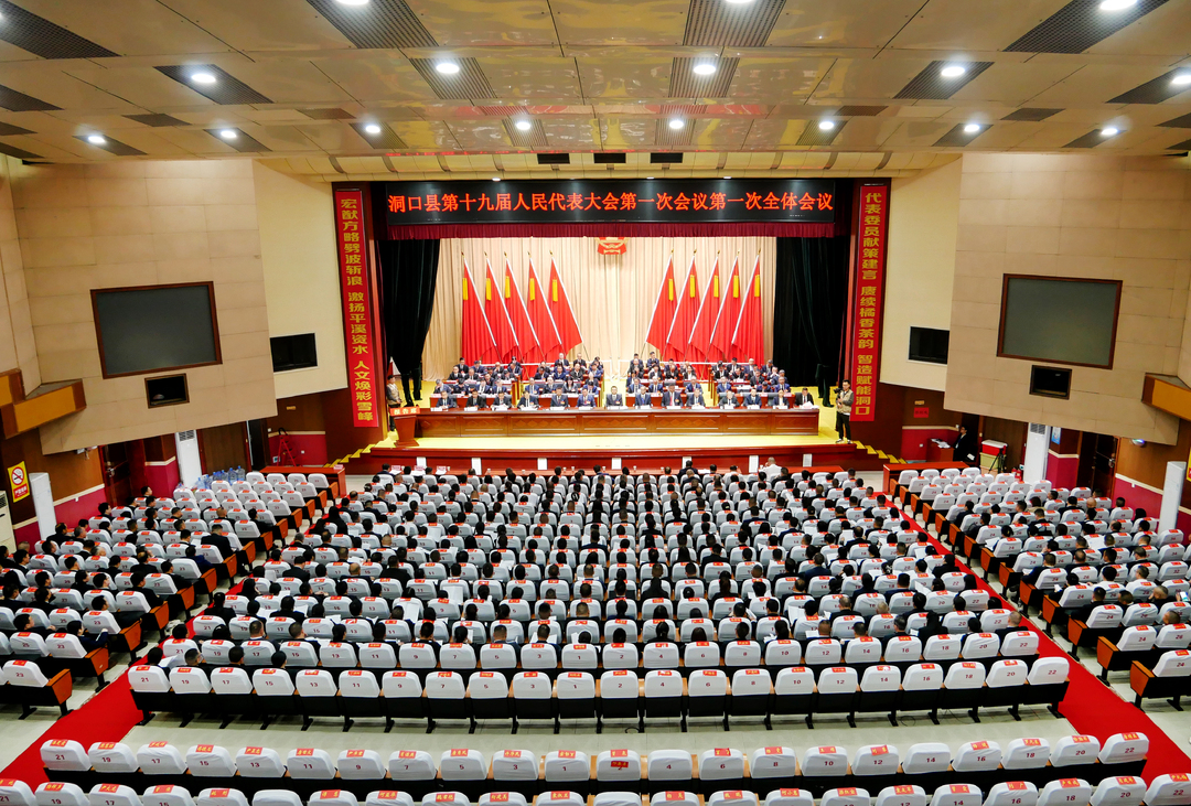 洞口县第十九届人民代表大会第一次会议开幕