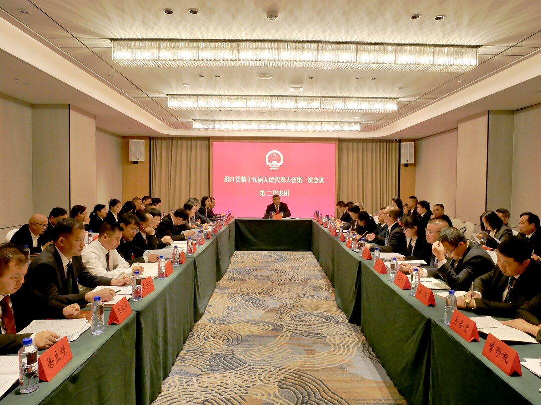 周侃参加洞口县第十九届人民代表大会第一次会议第二代表团分团讨论