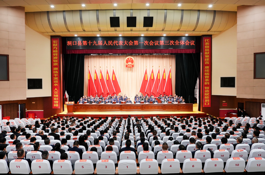 洞口县第十九届人民代表大会第一次会议胜利闭幕