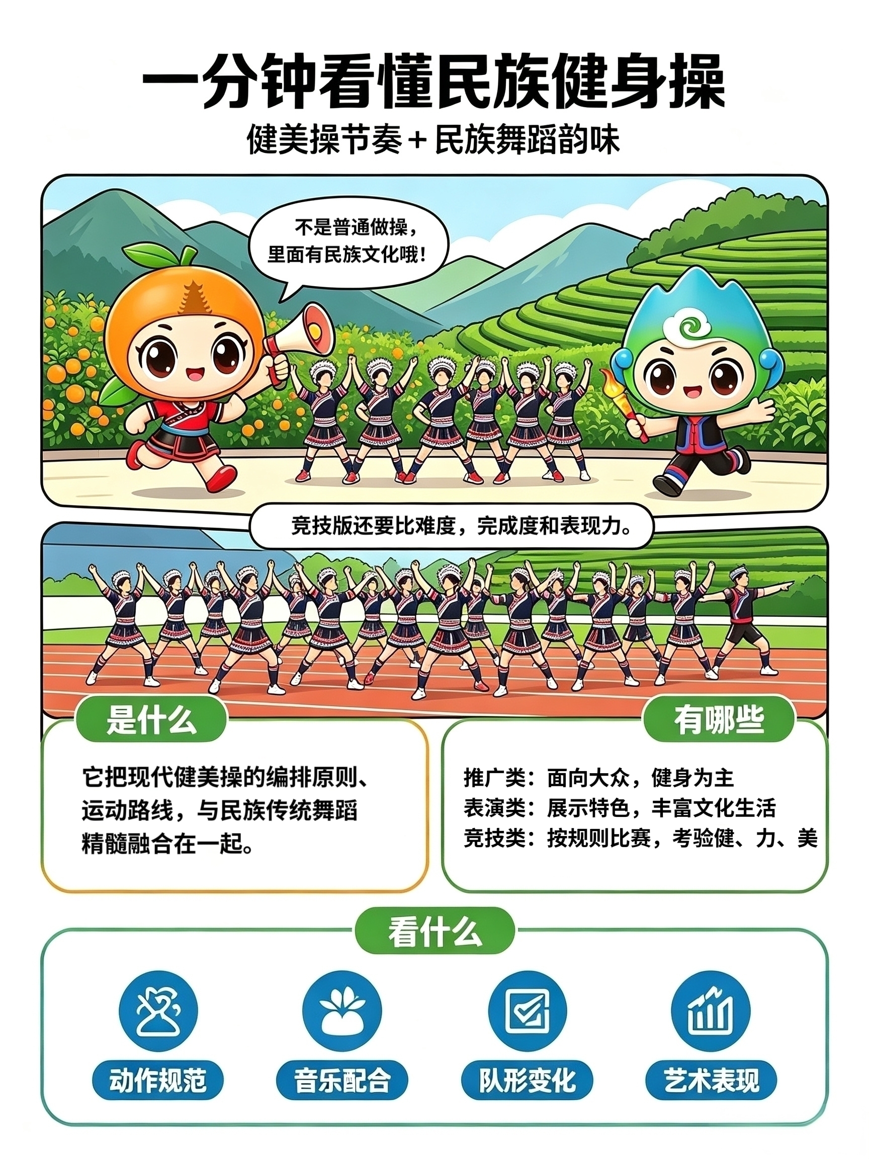 民族健身操与少数民族传统舞蹈的完美融合——邵阳市第六届少数民族传统体育运动会项目介绍之民族健身操(图2)