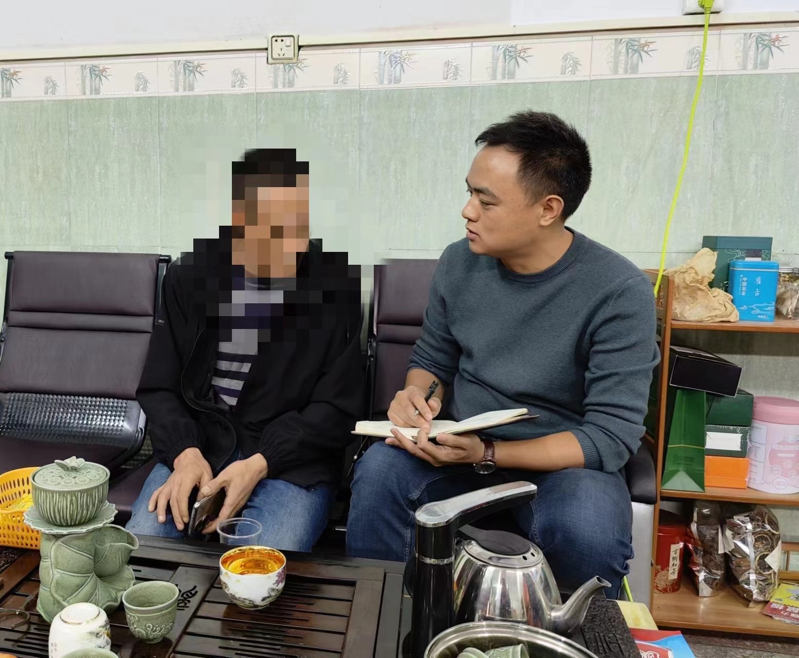 高沙镇开展戒毒人员走访工作