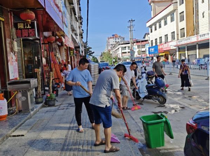 山门镇开展人居环境整治行动